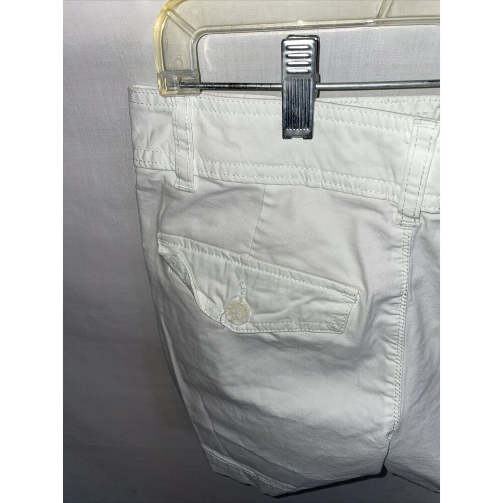 Falls Creek Sport Shorts Women's Size 6 White Zip Fly Pockets Belt Loops - Picture 11 of 12